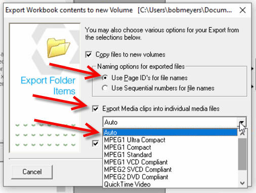 Screen 4 of Workbook-send to new volume
