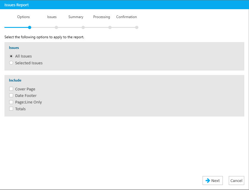 8-Reports ISsues