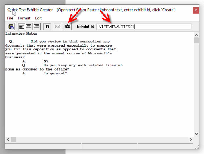 TD 6 QuickText Exhibit Creator 3